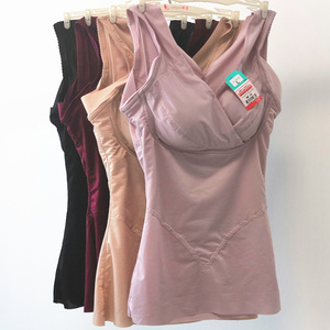 薄款聚拢无钢圈文胸背心塑身无痕打底修身美体大码胖MM睡眠内衣女