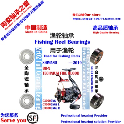 19 SHIMANO BB-X TECHNIUM FIRE BLOOD Bearing手刹轮陶瓷轴承