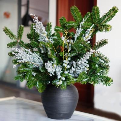 圣诞花束鲜花圣诞装饰场景布置