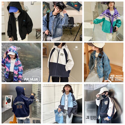 牛哆哆春款男童外套拉链衫儿童潮