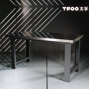 主播帶貨金屬臺面桌子 短視頻產(chǎn)品展示桌 直播不銹鋼工作臺 太孚