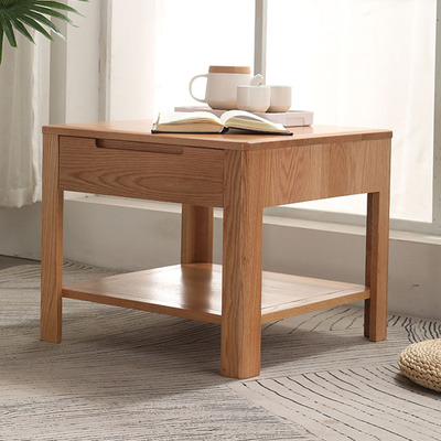 铂高良匠北欧纯实木边几