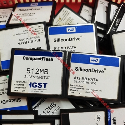 WD西部数据 CF卡 512M工业级CF卡数控医疗设备存储卡SiliconDrive