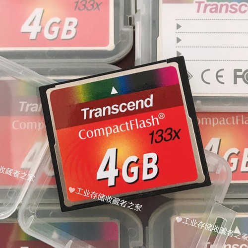 Transcend 创见 CF卡 4G 高速133X 相机CF卡4GB 存储卡