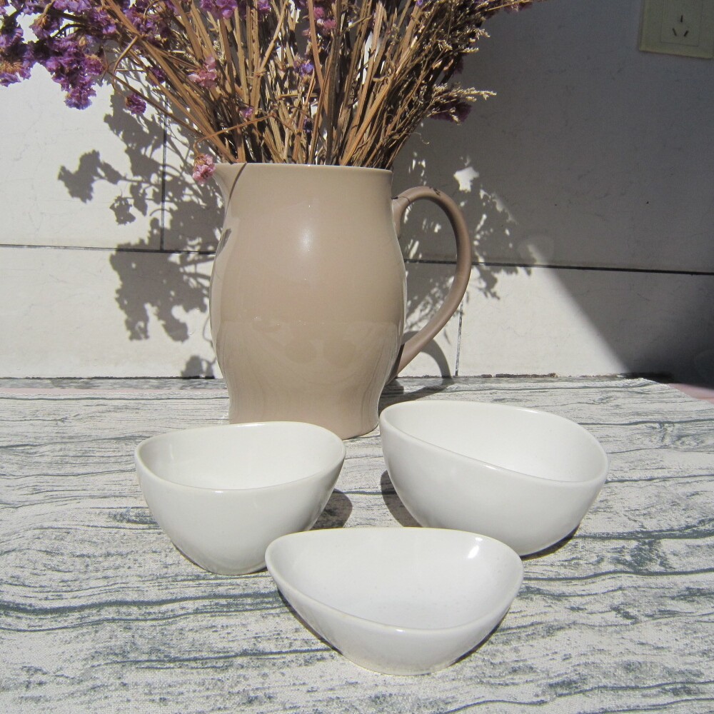 德国名品ASA 鹅卵石花纹 饭碗 调料碗米粥碗异形小碗小碟外贸原单