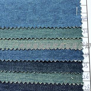 用于女装牛仔裤手袋等结实耐用水洗雪花点纹斜纹牛仔布料涤棉面料