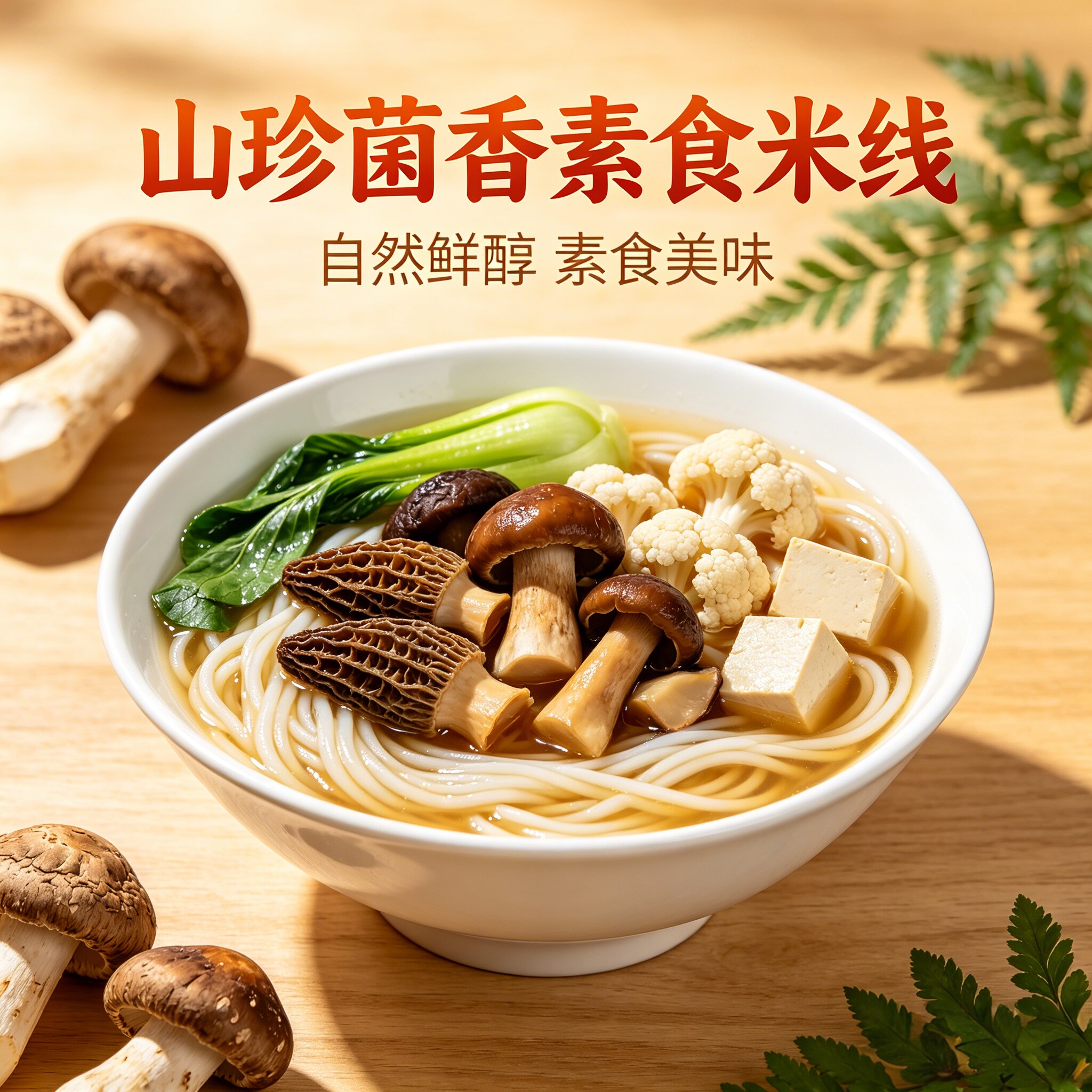 凯壮纯素食山珍菌香米线云南过桥米线袋装米线米粉丝佛家素食方便