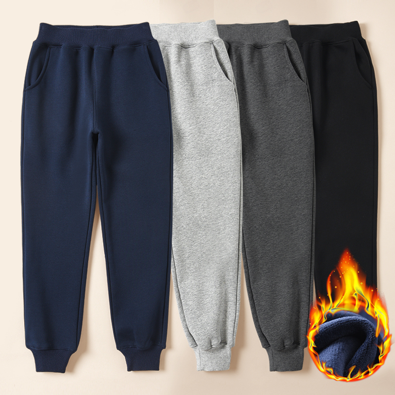 儿童深灰色运动裤灰色校服裤子