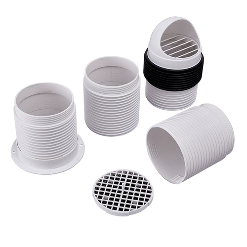 Переключение стены -капюшона Новая воздушная система в сочетании с насекомыми и ветром и дождем кухонная туалетная туалет Внешняя стена туалета в выходе и выходе из воздуха