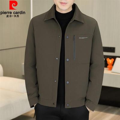 新款高端翻领休闲白鸭绒外套