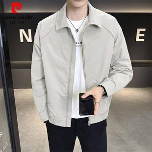 外套高端速干防晒服 皮尔卡丹翻领夹克男士 2025春夏季 新款 纯色薄款