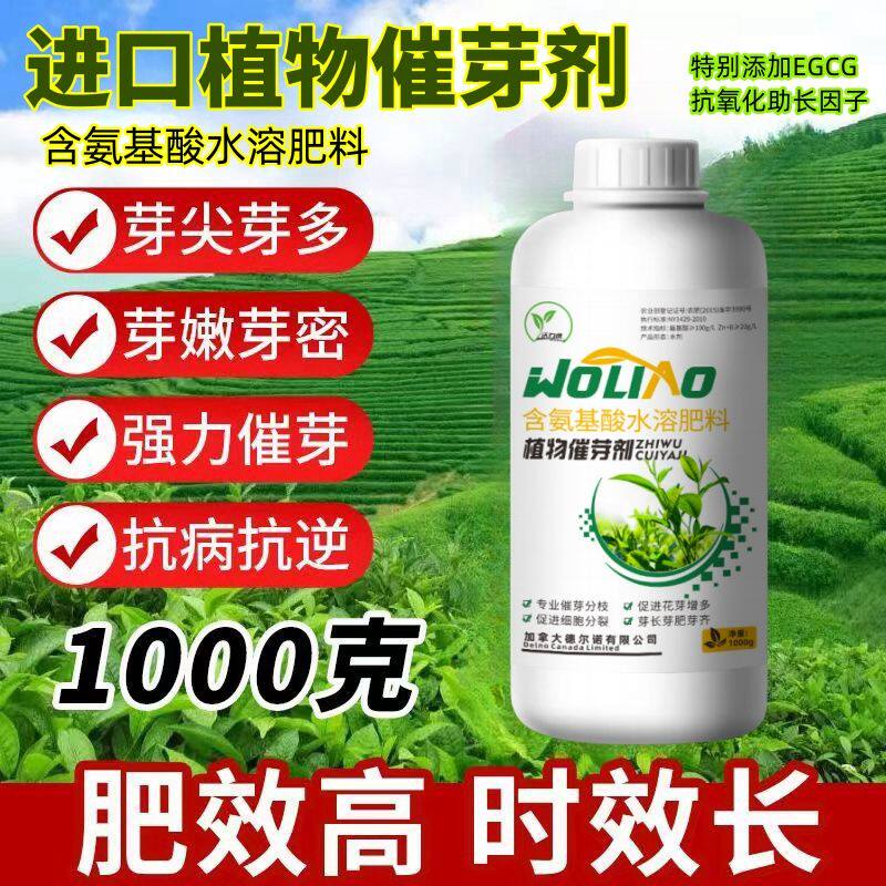进口催芽剂催芽素叶面肥多肉茶叶花卉通用促花芽促长果实膨大增产
