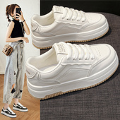 厚底小白鞋 流行爆单休闲运动板鞋 女百搭春秋松糕2026夏季 透气新款