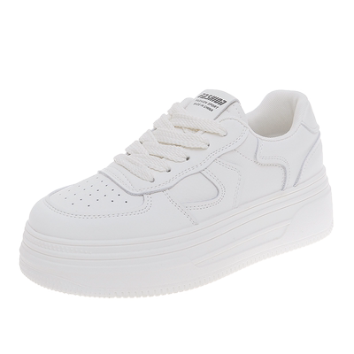 【甄选推荐】小白板鞋女厚底新款