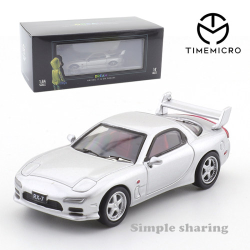 壹号站台TM1:64仿真合金汽车模型收藏 摆件 头文字D马自达RX-7