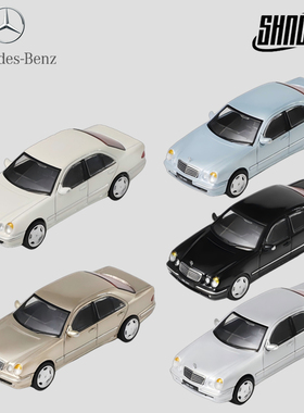 DCT1:64 仿真合金汽车模型滑行礼物收藏摆件 奔驰E55 AMG（W210）