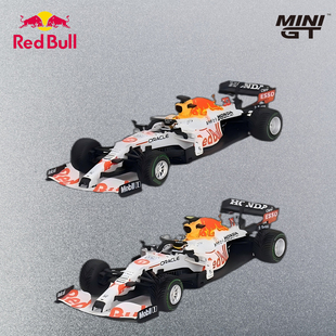 MINIGT 1:64合金车模型土耳其2021 F1红牛RB16B维斯塔潘680佩雷兹