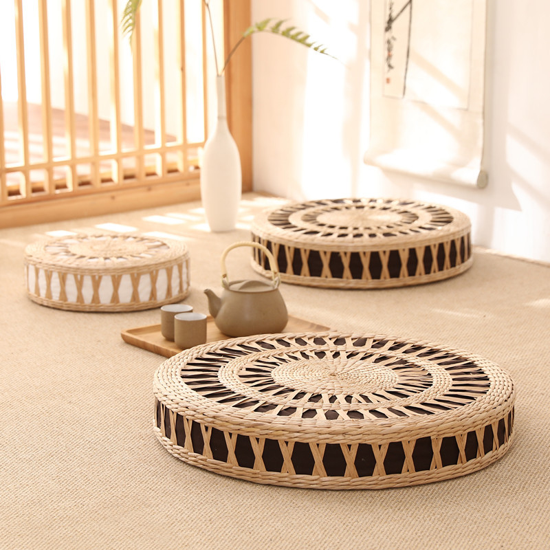 草编蒲团榻榻米打坐垫