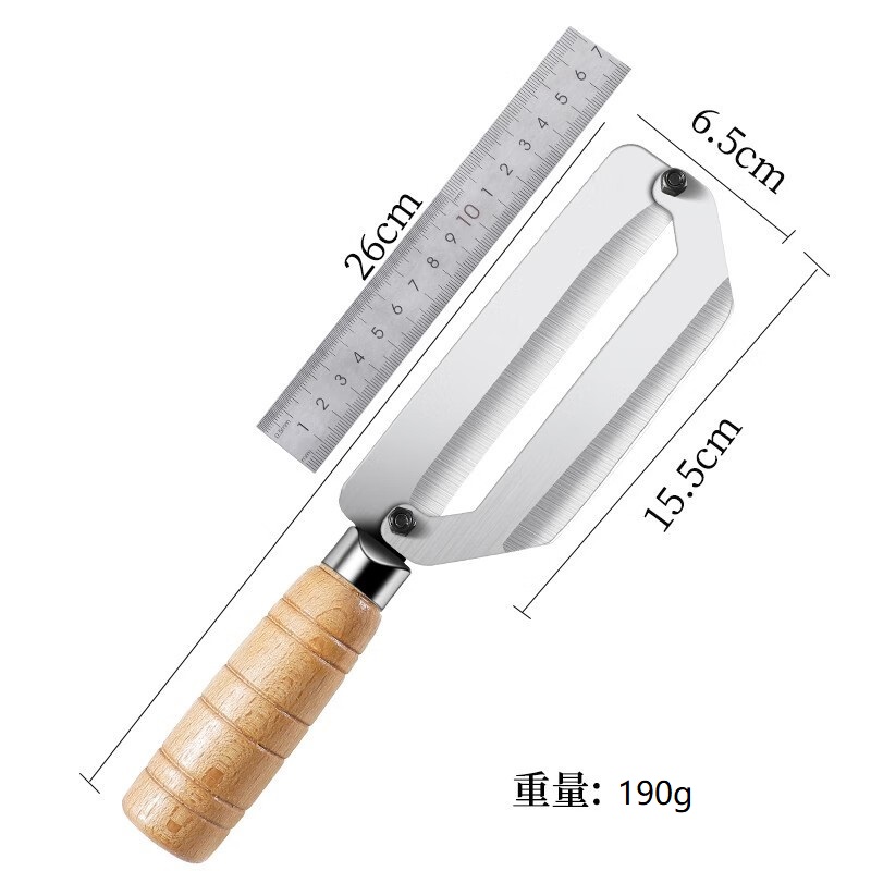 不锈钢甘蔗削皮刀切菠萝神器商用水果削皮刀甘蔗刀削甘蔗刀专用型