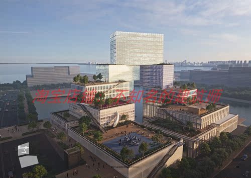 【AU*E+MVRDV】深圳中欧蓝色产业园建筑方案文本251P 2023.8 223M