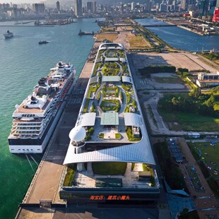 【英国福斯特】香港启德码邮轮码头建筑平面图立面图PDF 7页