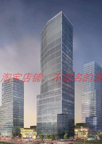 【gensler】济南中央商务区办公建筑方案文本156页 462MB