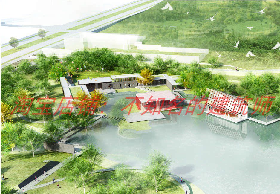 【南沙原创】深圳香蜜公园活动中心建筑方案文本61页 民政ju