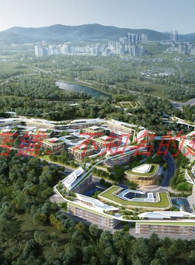 【Aedas】凯达重庆礼嘉智慧公园极客社区方案文本106页 204MB