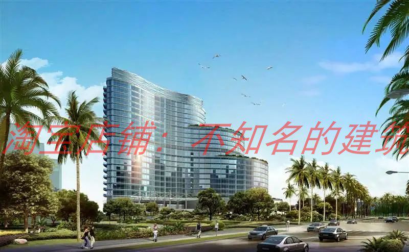 【泰国P49】海口华彩华邑洲际酒店设计资料3.54GB|见详情页