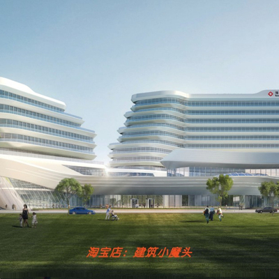 【筑博】深圳南山中医院建筑方案文本25页 97.7MB 2022.1