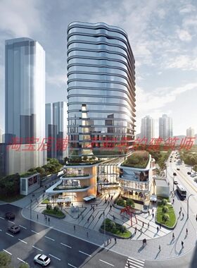 【Aedas】上海旭辉企业大厦CIFI TOWER商业建筑设计方案50页 95MB