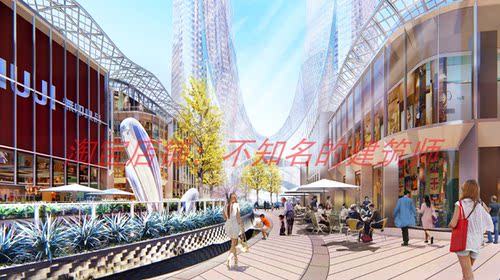 【D+H】绿地中心杭州之门商业地块景观100%方案文本158页 294MB