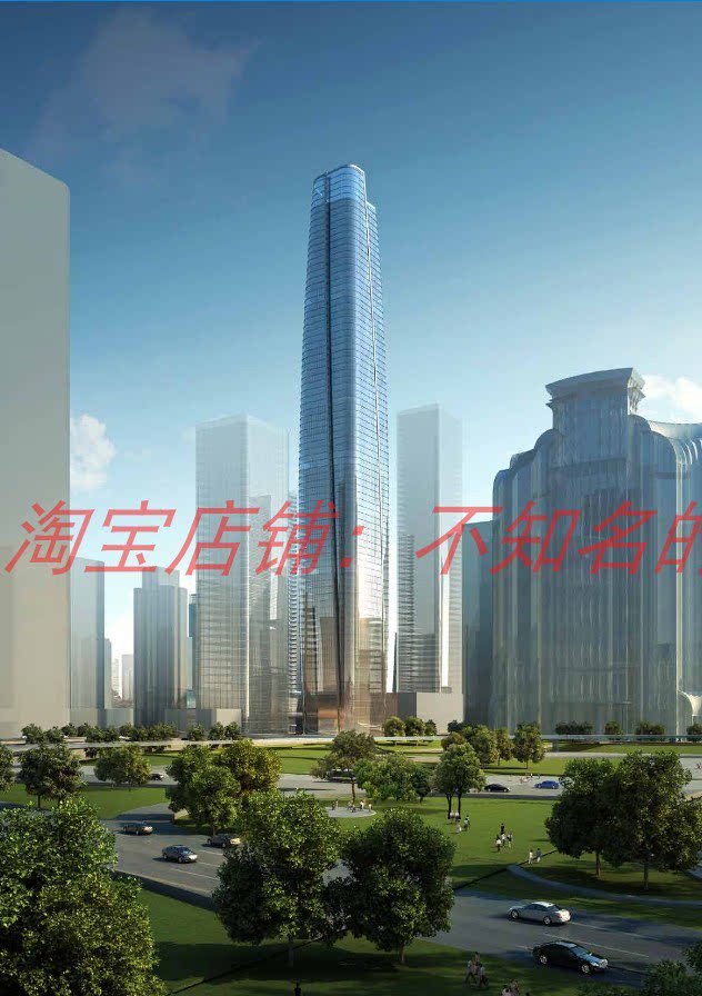 【kpf】深圳金地大百汇广场375米超高层建筑设计方案148p