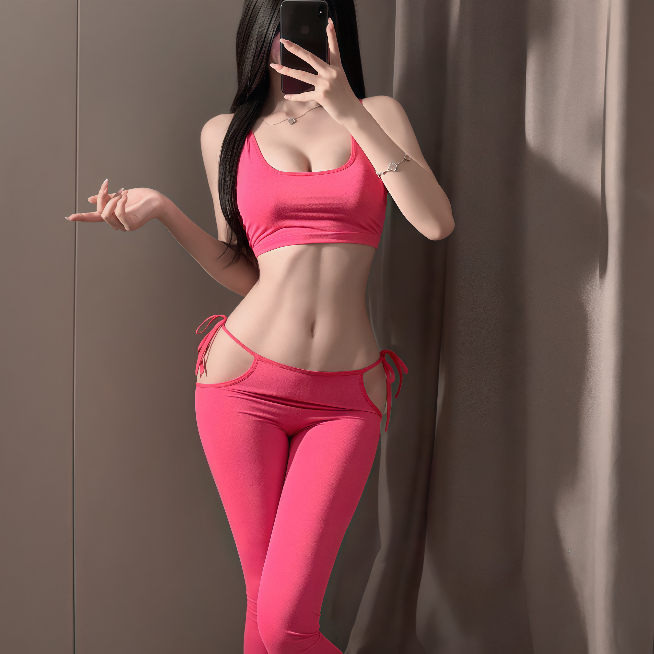 瑜伽软妹丝滑美背瑜伽服套装