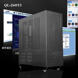 EATX双路机箱支持多显卡AI模型训练工作站仿真计算GPU服务器机箱