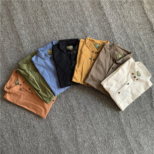 文艺百搭纯棉水洗商务休闲男士 春秋薄款 衬衫 长袖 寸衣打底 修身