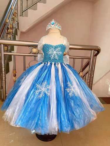 儿童环保时装秀服装亲子走秀服装手工制作冰雪奇缘幼儿园环保衣服