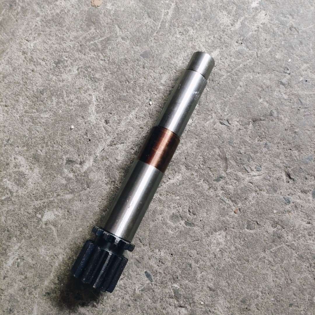 武汉汉口机床厂C6140HK/C6150HK车床配件齿轮轴Z12/M3 总长243机