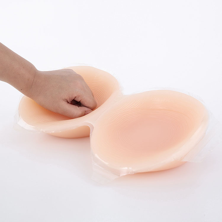 凹底女用直播连体硅胶义乳仿真性感迷人假乳丰胸cos用品道具伪娘