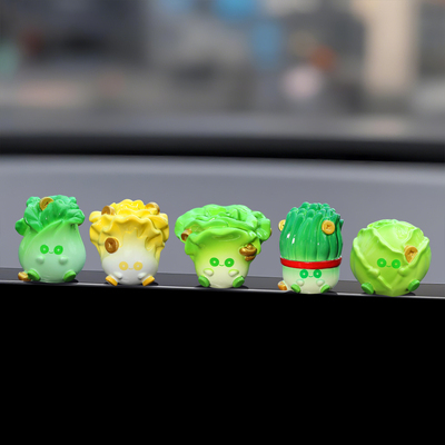 财源滚滚仿真蔬菜汽车屏幕摆件