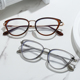 复古大脸显瘦猫眼镜框韩系板材镜框男女款 600度 可配成品有度数50