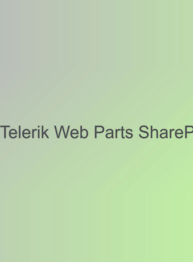 Progress Telerik Web Parts for SharePoint 2023 R1 v2023.1.11