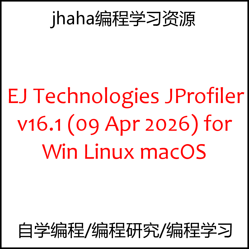 EJ Technologies JProfiler v16.1