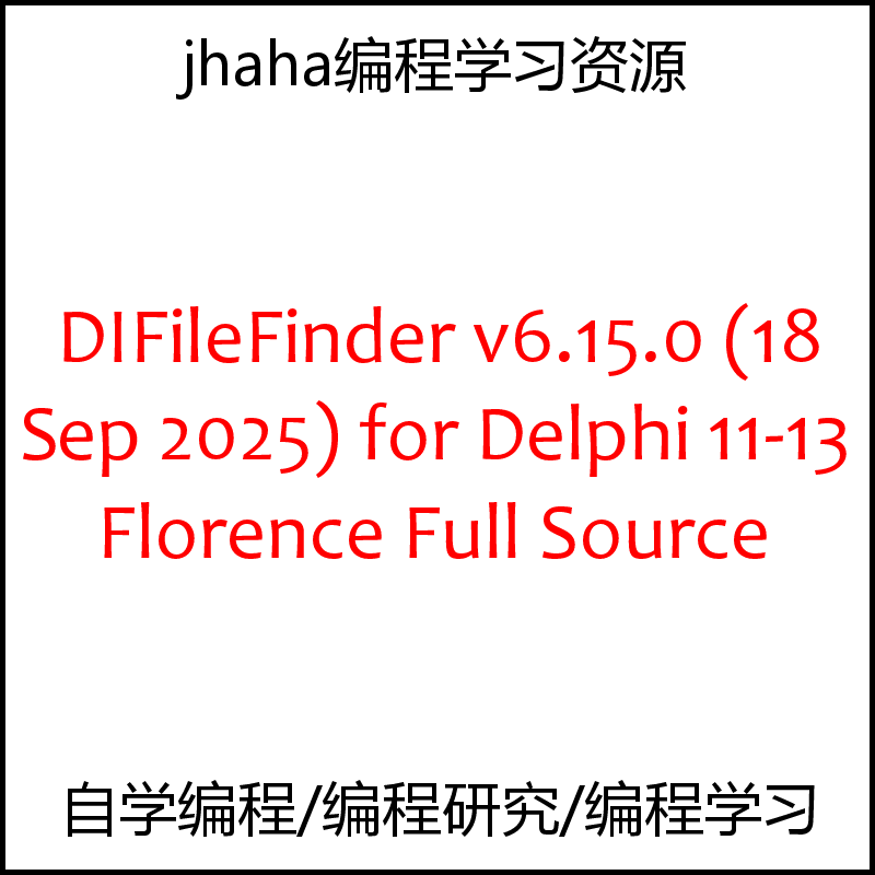 DIFileFinder v6.14.0 for Delphi 11-12 Athens
