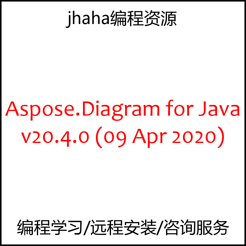 Aspose.Diagram for Java v20.4.0