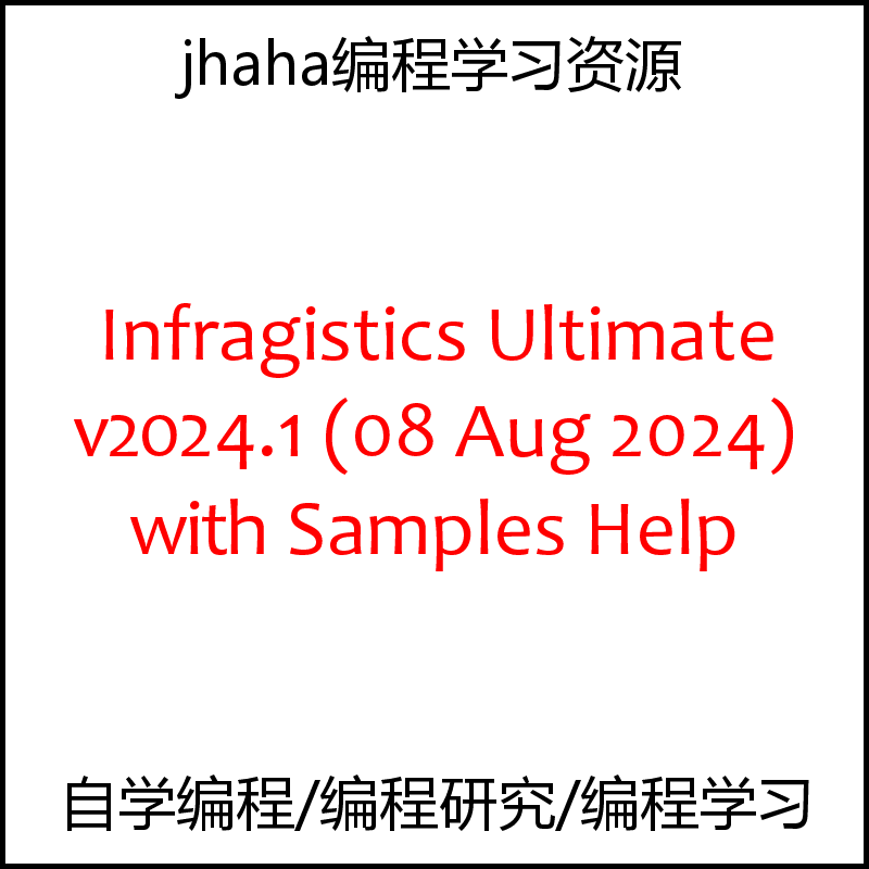 Infragistics Ultimate v2024.1 with Samples & Help