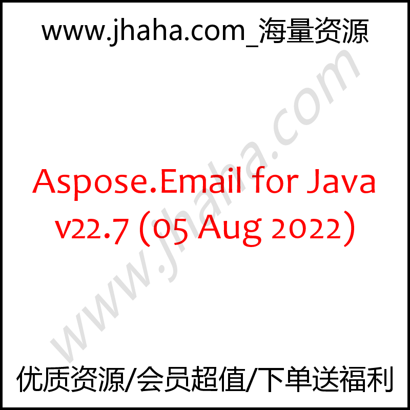 Aspose.Email for Java v22.7