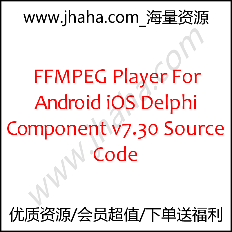 FFMPEG Player For Android + iOS Delphi Component v7.20