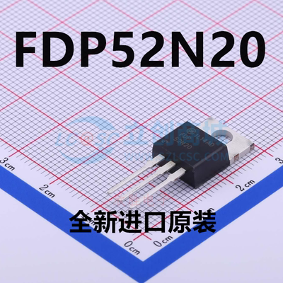 全新原装 FDP52N20 封装TO-220 N沟道 200V 52A 场效应管 MOSFET