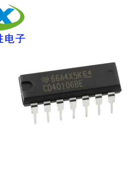CD40106BE CD40106/HCF40106 六施密特触发器 DIP-14 进口全新